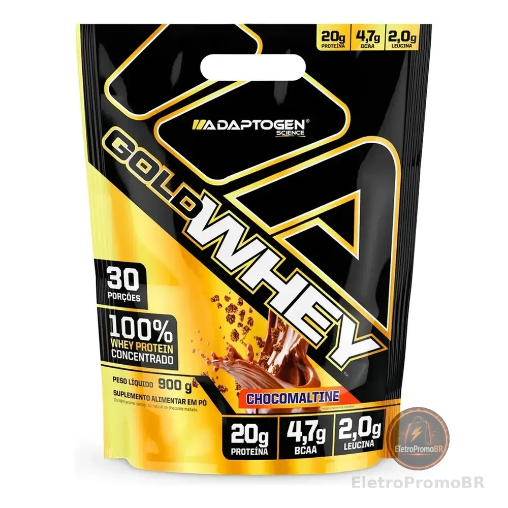 Whey Protein Adaptogen 900g Sabor Choco Maltine Proteína 24g