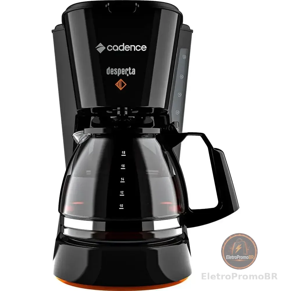 Cafeteira Elétrica Desperta Contrast Caf338 Cadence Preto 127v