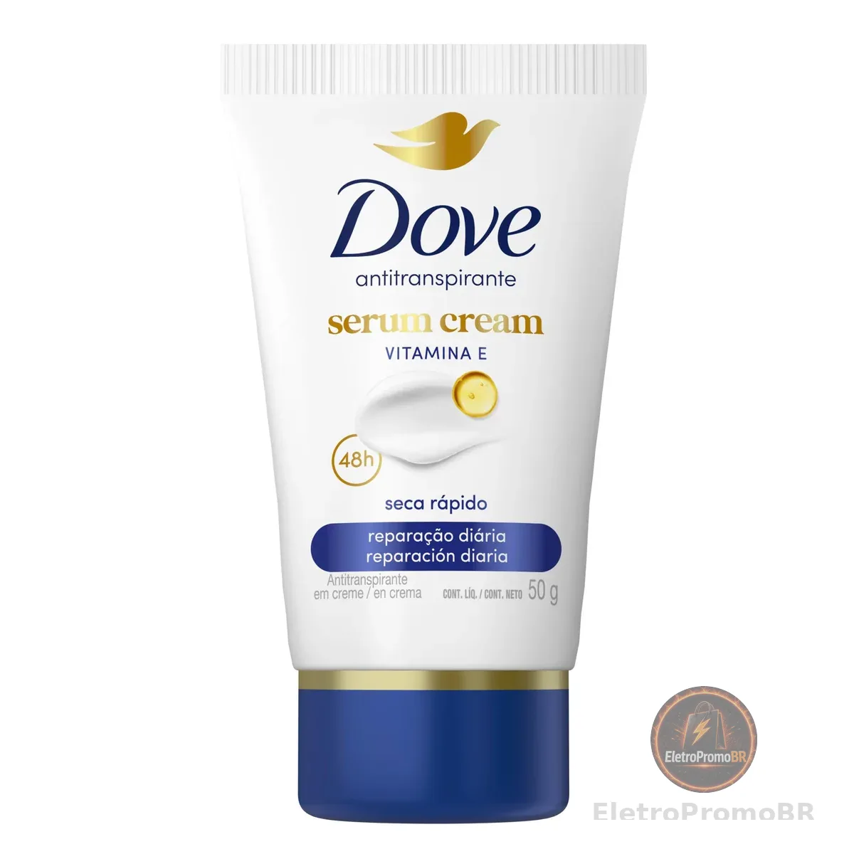 Dove Desodorante Antitranspirante em Creme Sérum Reparação Diária 50 G