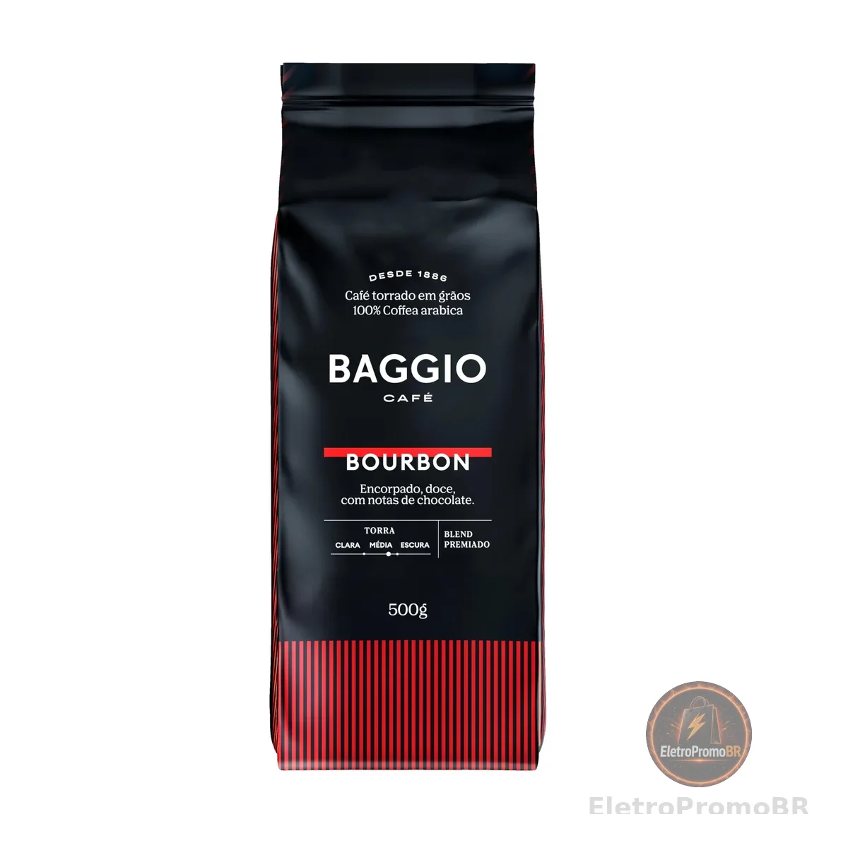 Baggio Café Bourbon Espresso Grão 500g