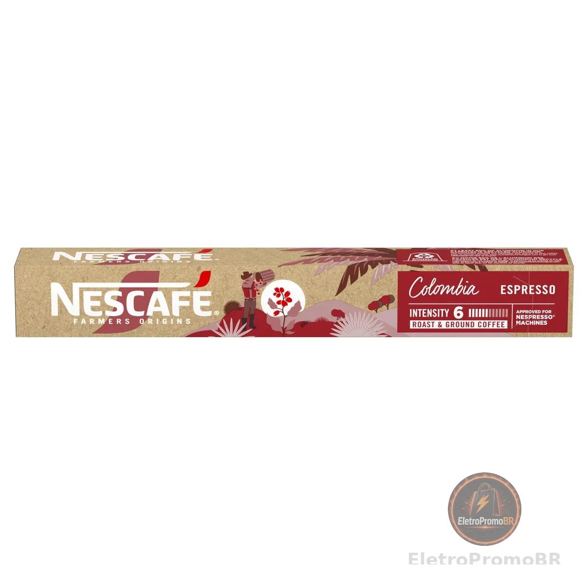 Café em Cápsula Compatível com Nespresso Nescafé Farmers Origins Colombia 10 Cápsulas