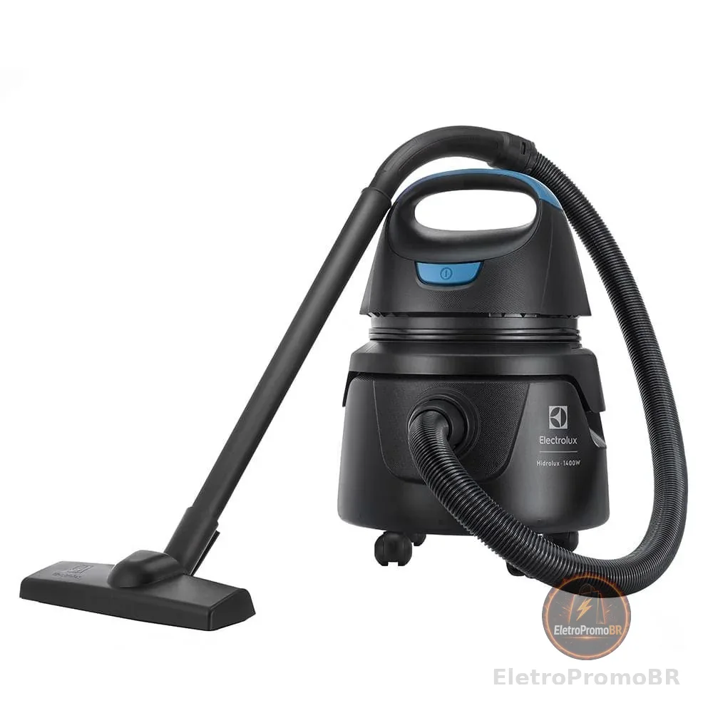 Aspirador de Pó e Água Electrolux 1400W  c/ Conjunto de Acessórios e Rodas 360° (AWD01)