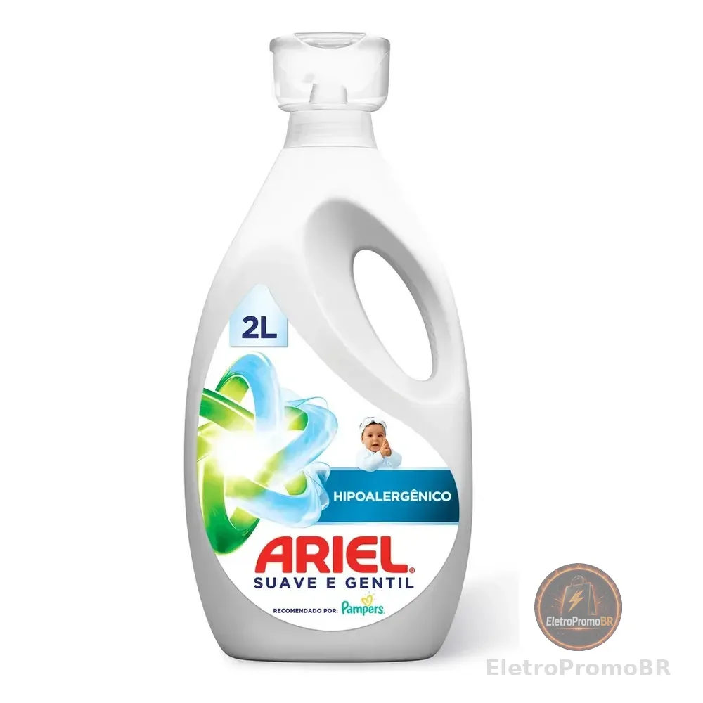 Sabão Líquido Ariel Suave E Gentil 2l