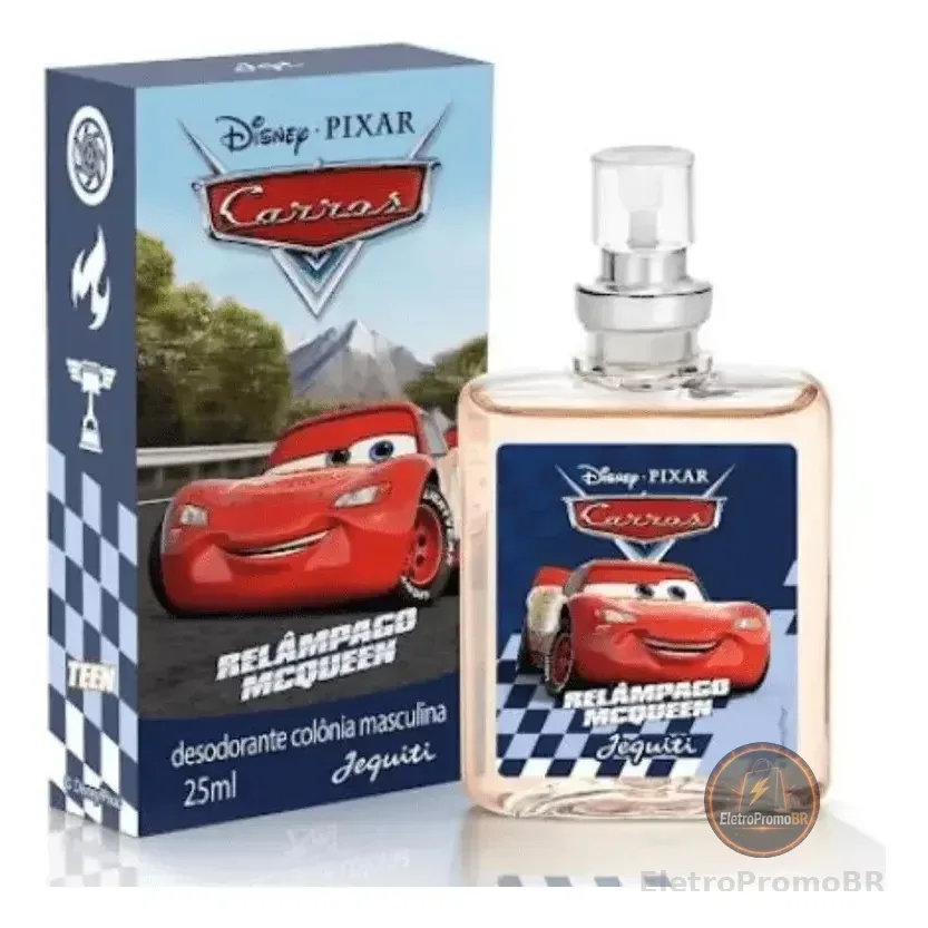 Colônia Disney Carros Relâmpago Mcqueen 25ml - Jequiti