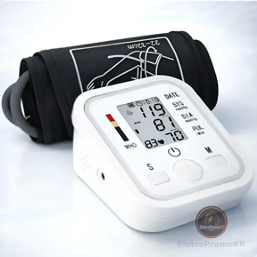 Aparelho Medidor Pressão Arterial Braço/pulso Saúde Digital Branco