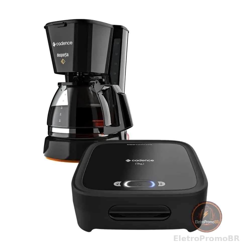 Kit Click Cadence - Sanduicheira e Cafeteira Desperta - 127V