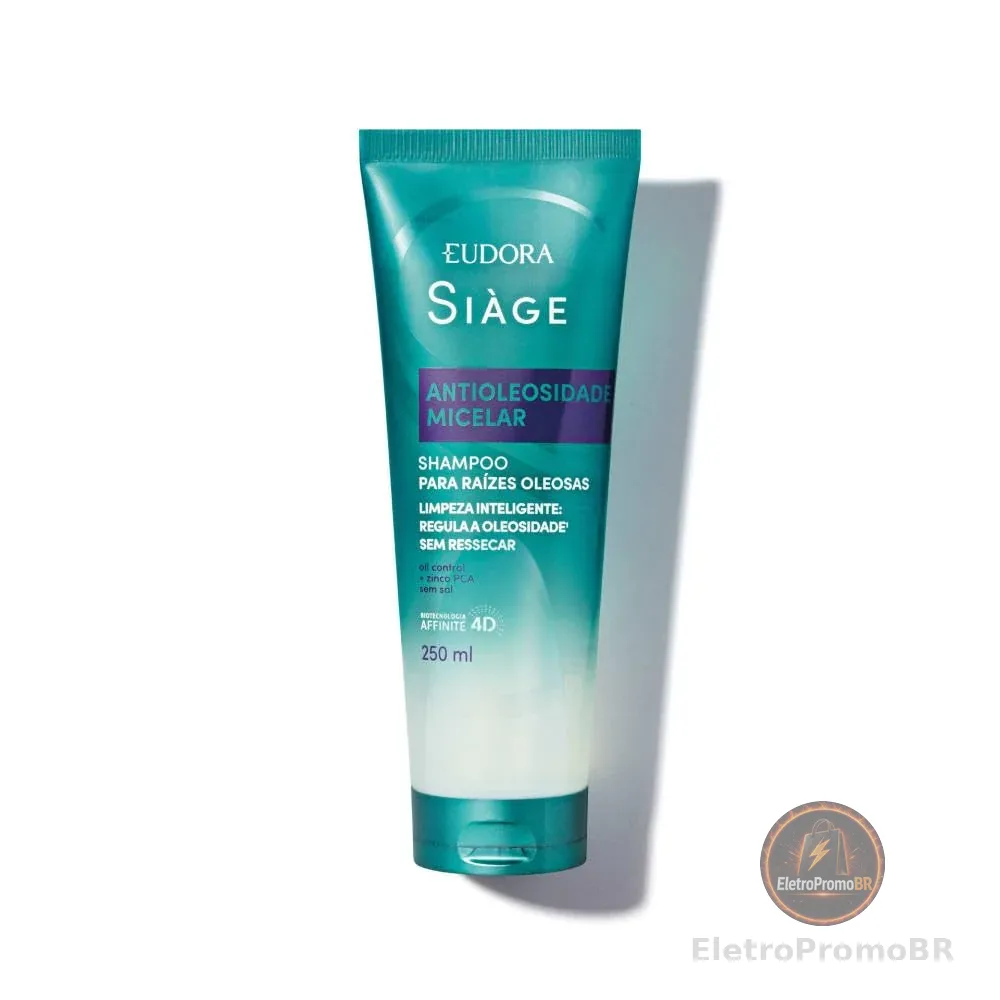 SIAGE SHAMPOO ANTIOLEOSIDADE HIDRATAÇÃO MICELAR 250ml