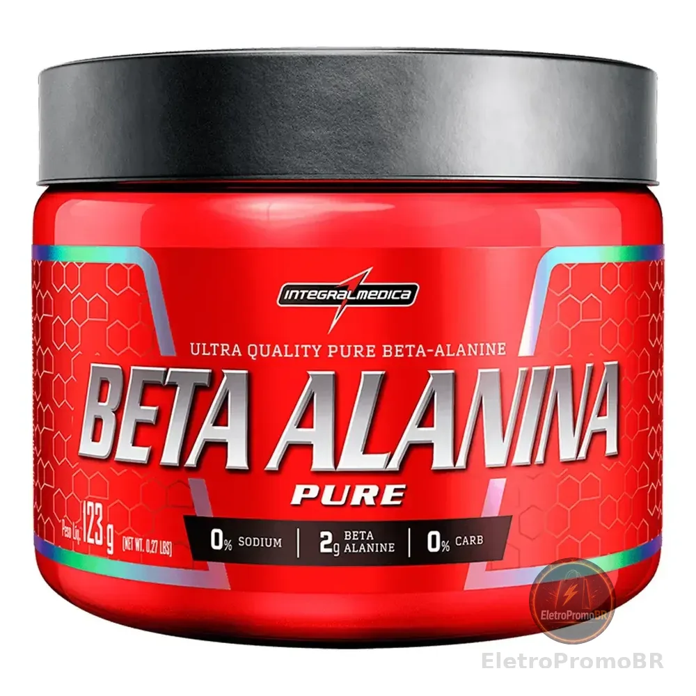 Beta Alanina Pura Em Pó 123g Integralmédica Sem Sabor