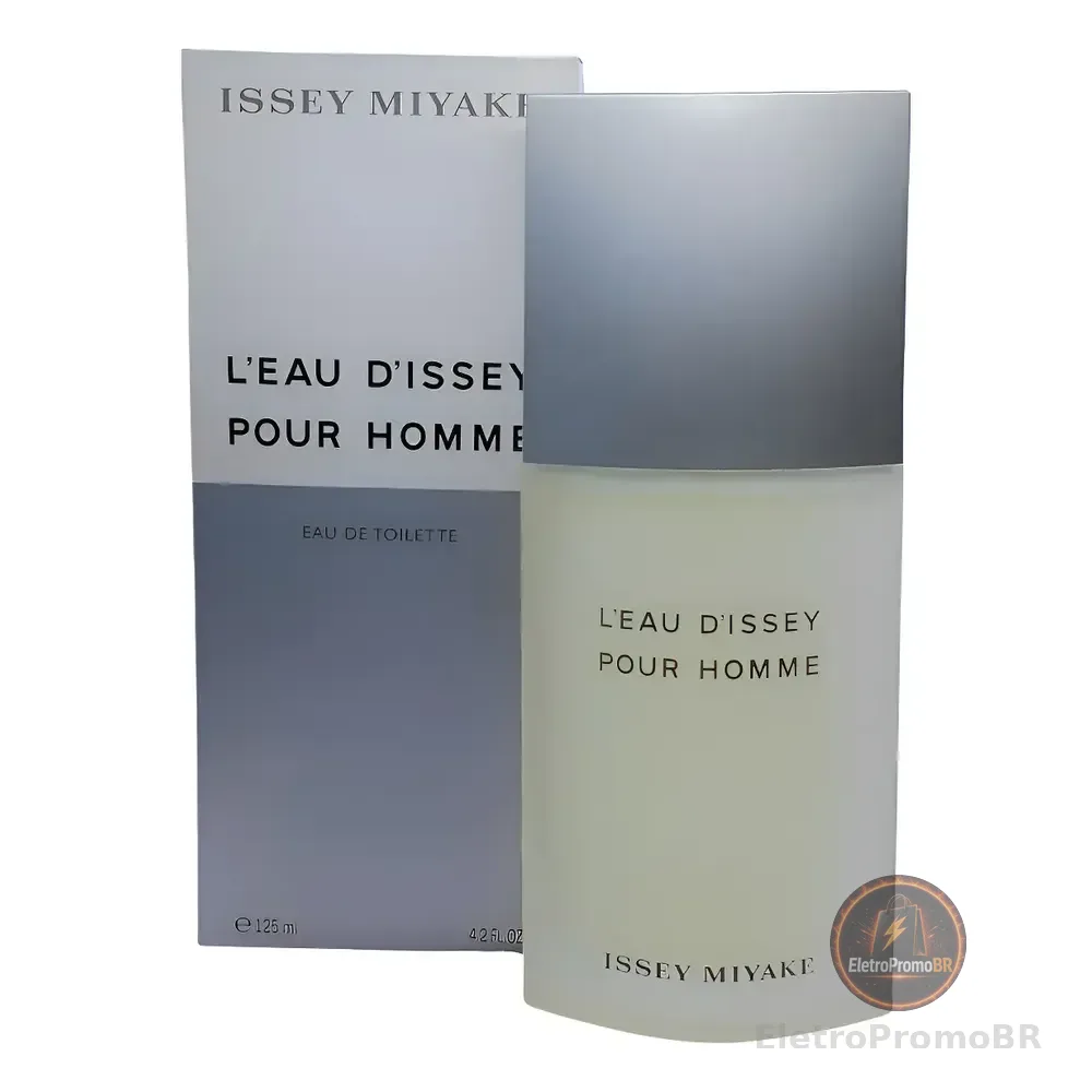 Issey Miyake 125ml Edt Leau Dissey Perfume Masculino Original C/ Nf -