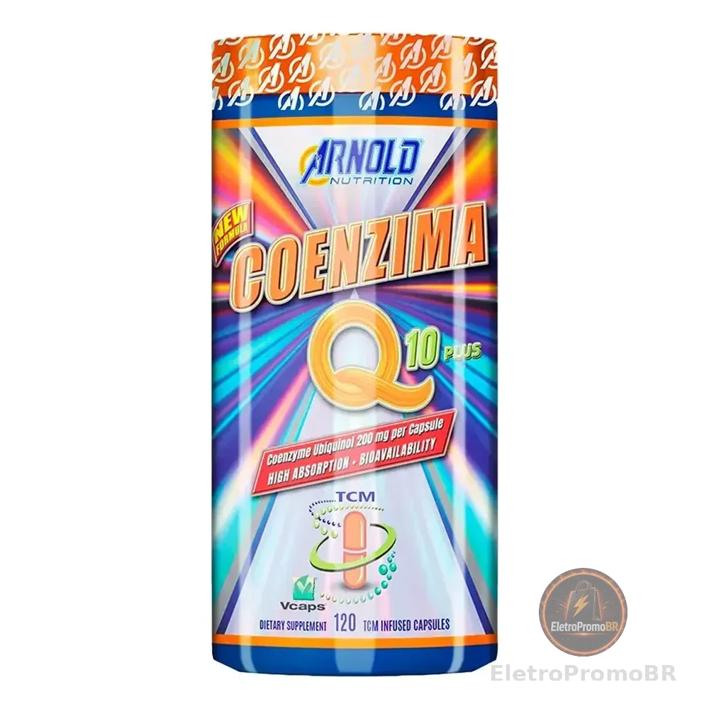 Coenzima Q10 Ubiquinol 200mg 120 Cápsulas Sem Sabor Arnold Nutrition