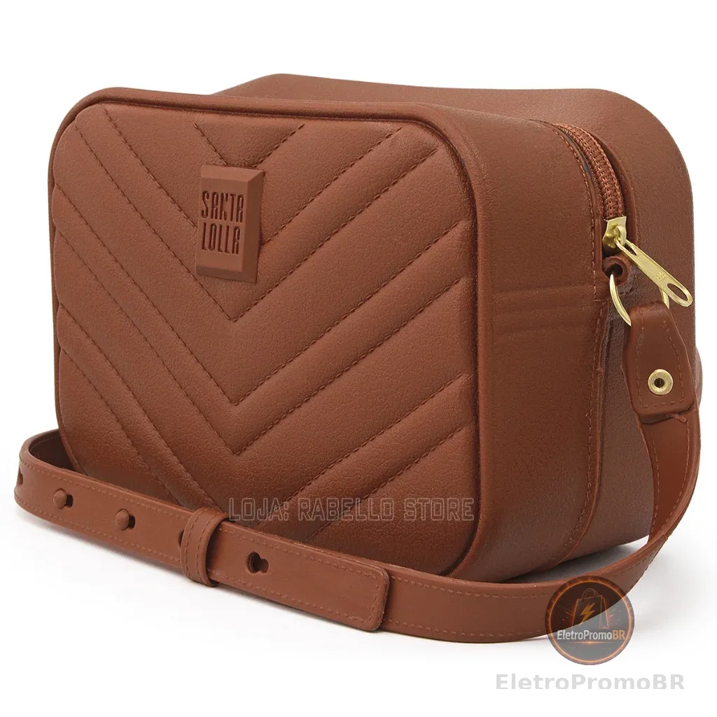 Bolsa Feminina Santa Lolla Emborrachada Lançamento Porte Médio Transversal