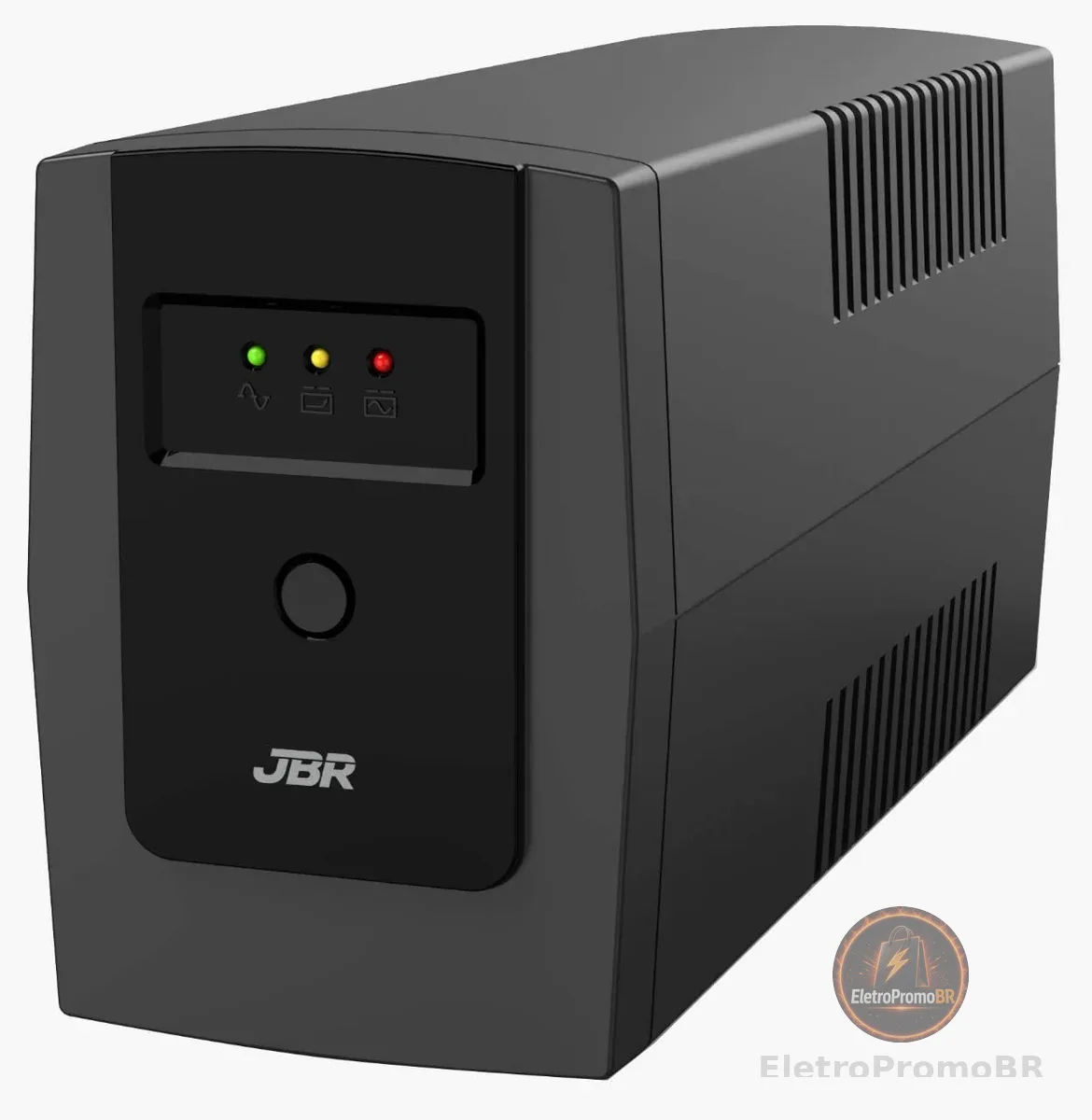 Nobreak JBR Guard 600VA entrada e saída 120v Preto