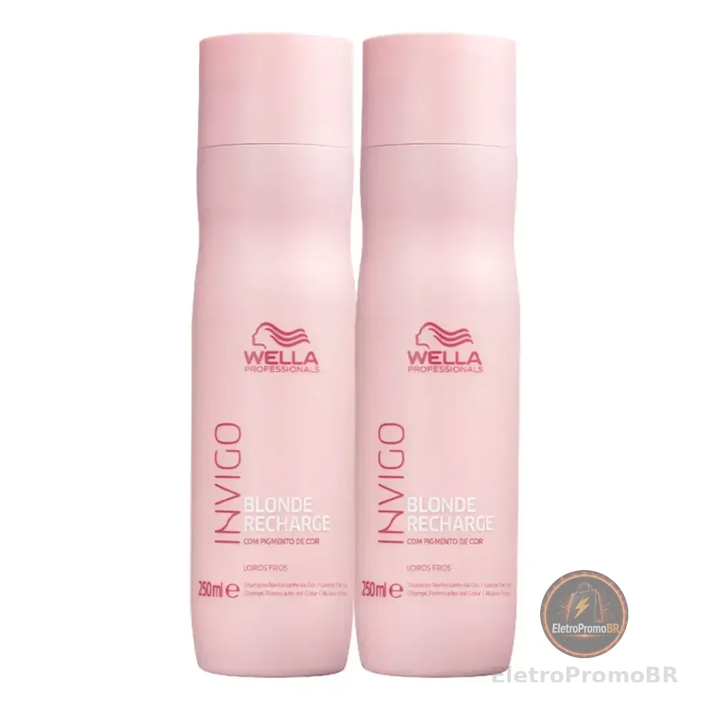Kit Wella Prof Invigo Blonde Recharge-sh 250ml (2 Un)