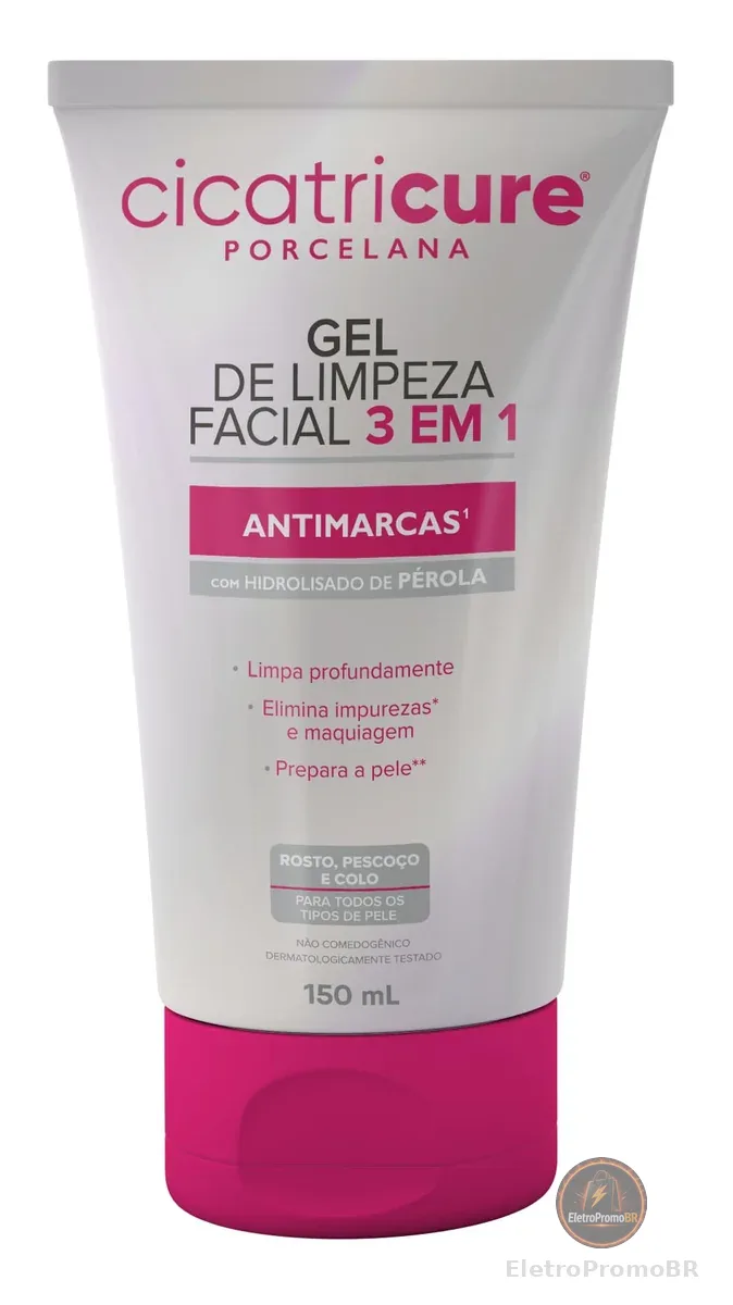 Cicatricure - Porcelana Limpeza Facial 3 em 1, 150ml