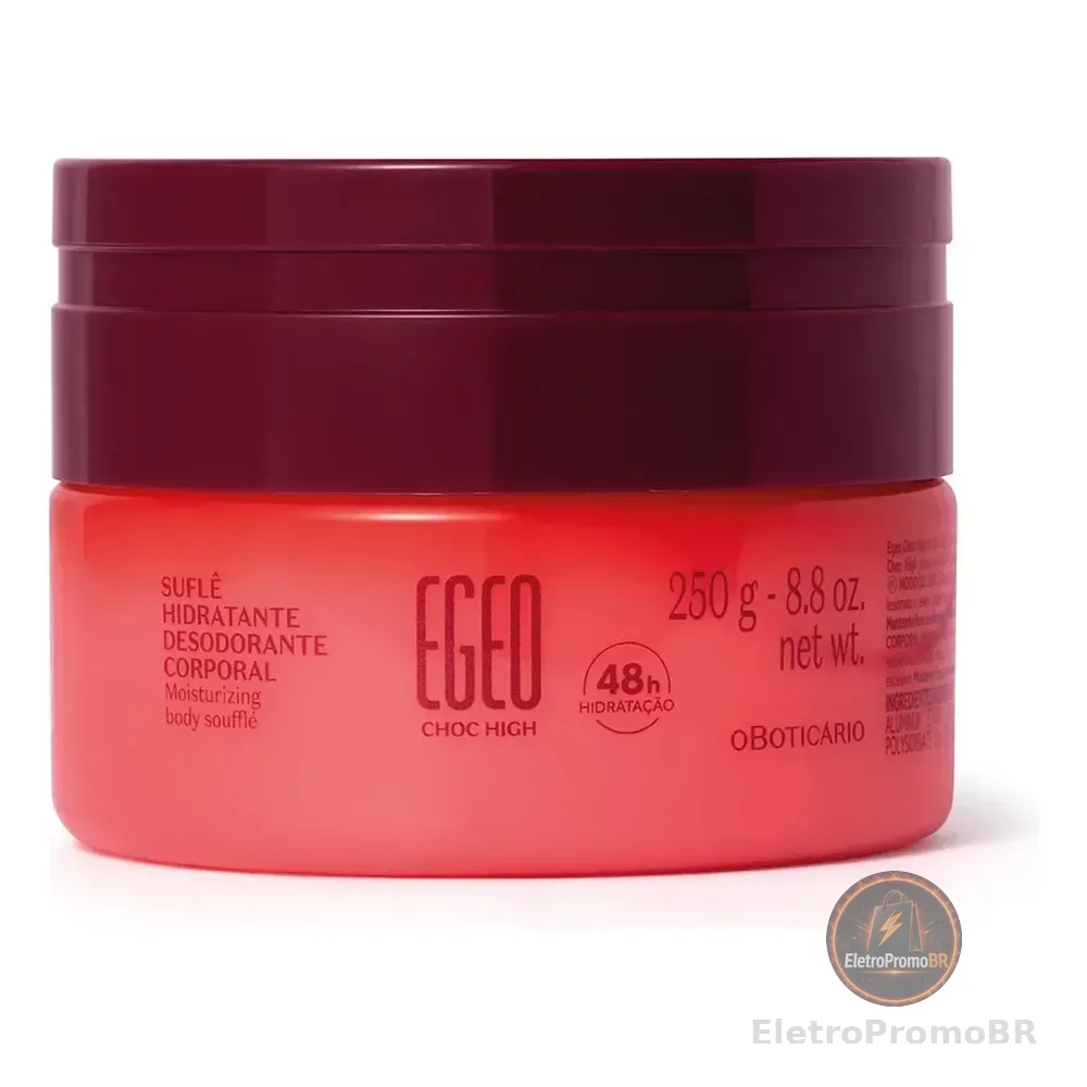 O Boticário Egeo Choc High Suflê Corporal 250g Egeo Choc High