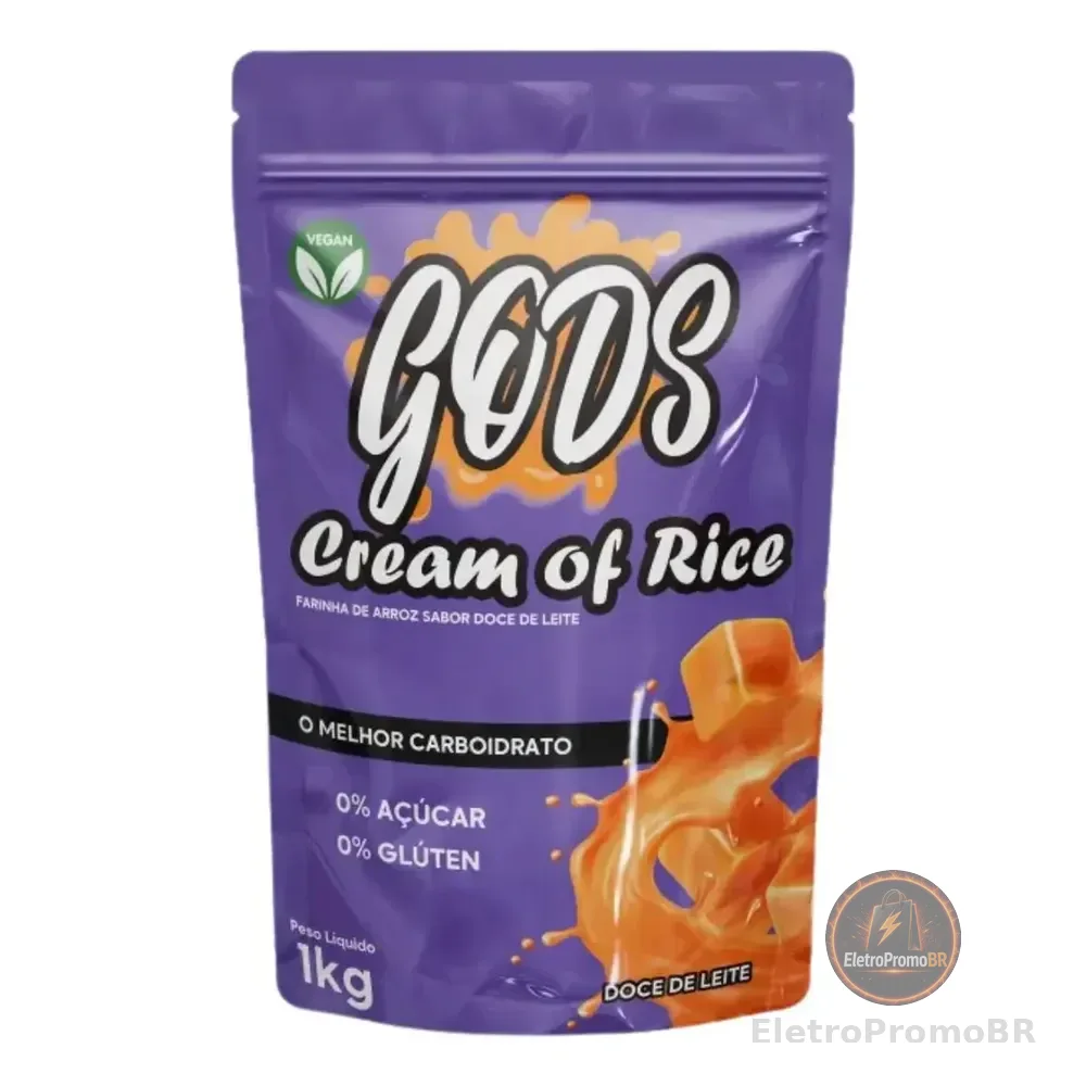 Cream Of Rice Canibal Inc Doce De Leite 1kg Suplemento Carboidrato Pó Sem Glúten