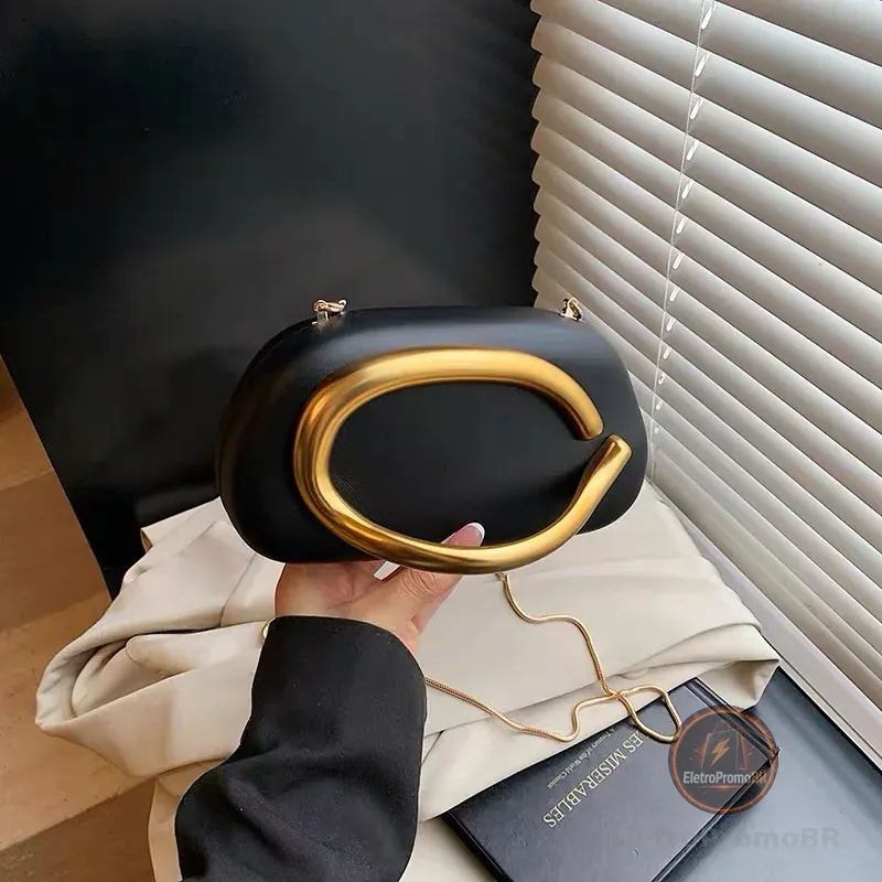 Bolsa clutch de noite com novo design de nicho 2025, bolsa transversal da moda para combinar com bolsa clutch social