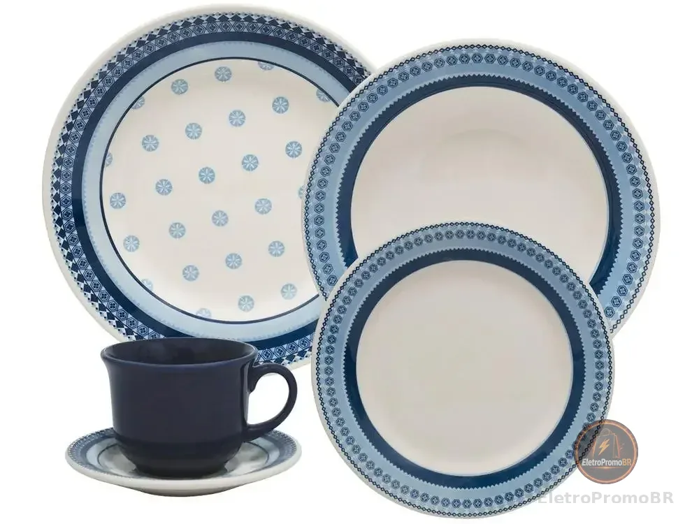 Aparelho de Jantar e Chá 20 Peças Biona de Cerâmica - AliExpress 15