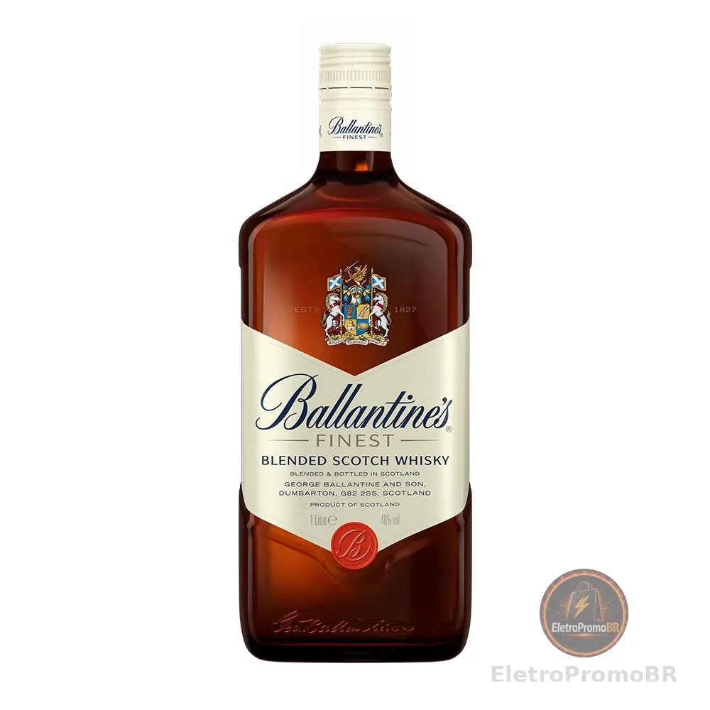 Whisky Ballantine's Finest Blended Escocês - 1 Litro