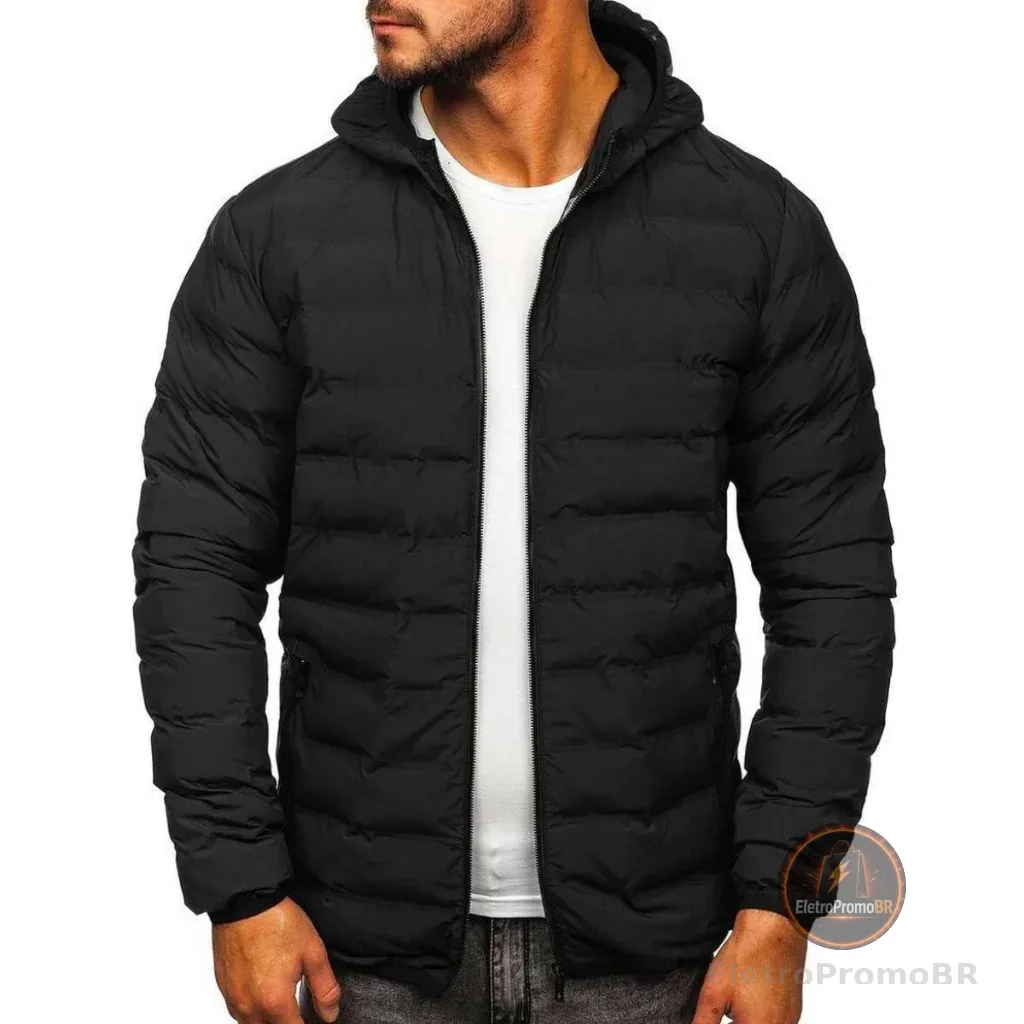 Jaqueta Puffer Bobojaco Corta Vento Nylon Frio Reforçada