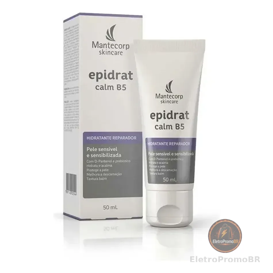 Hidratante Facial Epidrat Calm B5 Para Pele Sensível 50ml Mantecorp