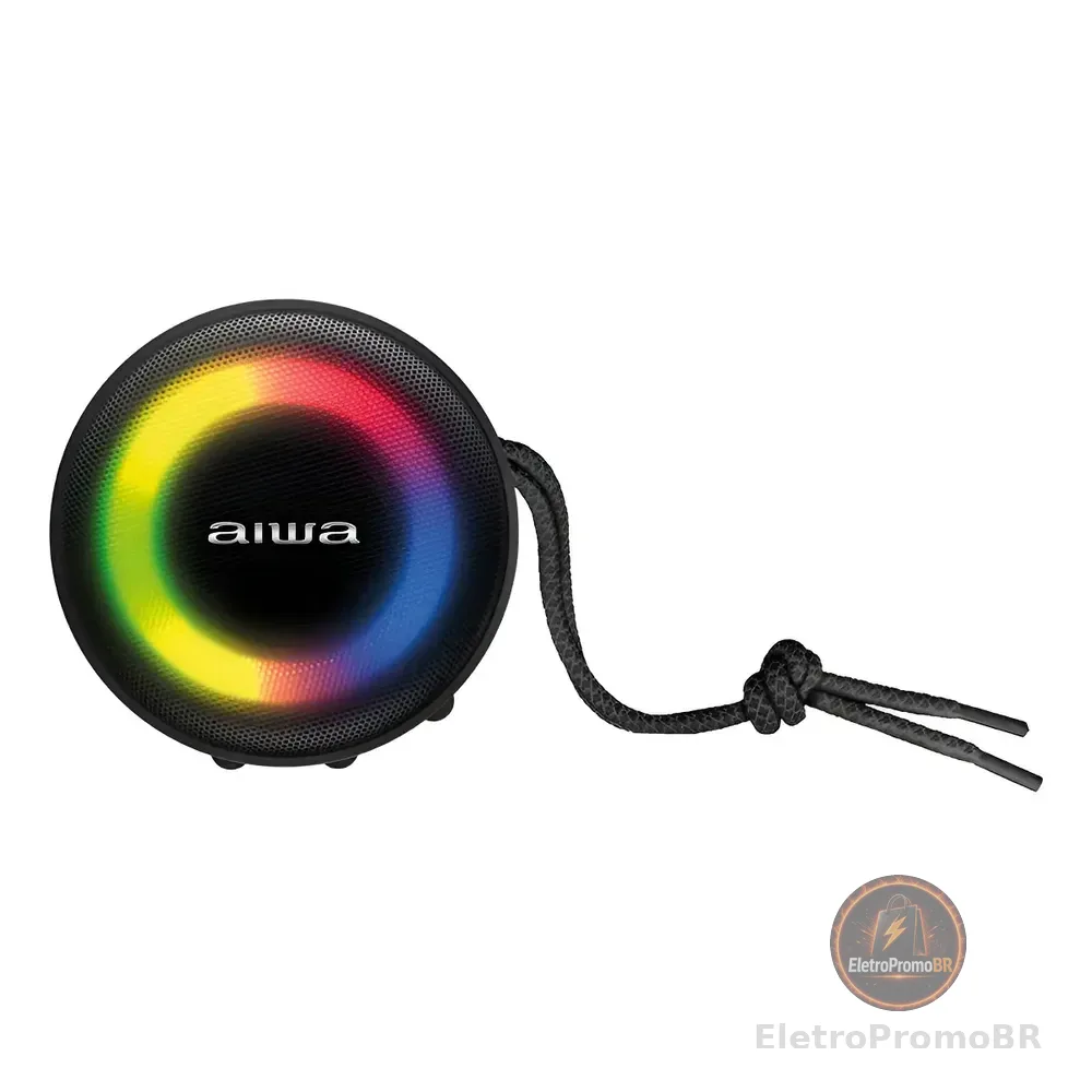 Caixa De Som Speaker Bluetooth Aws-sp-02 Aiwa Preto 127/220v