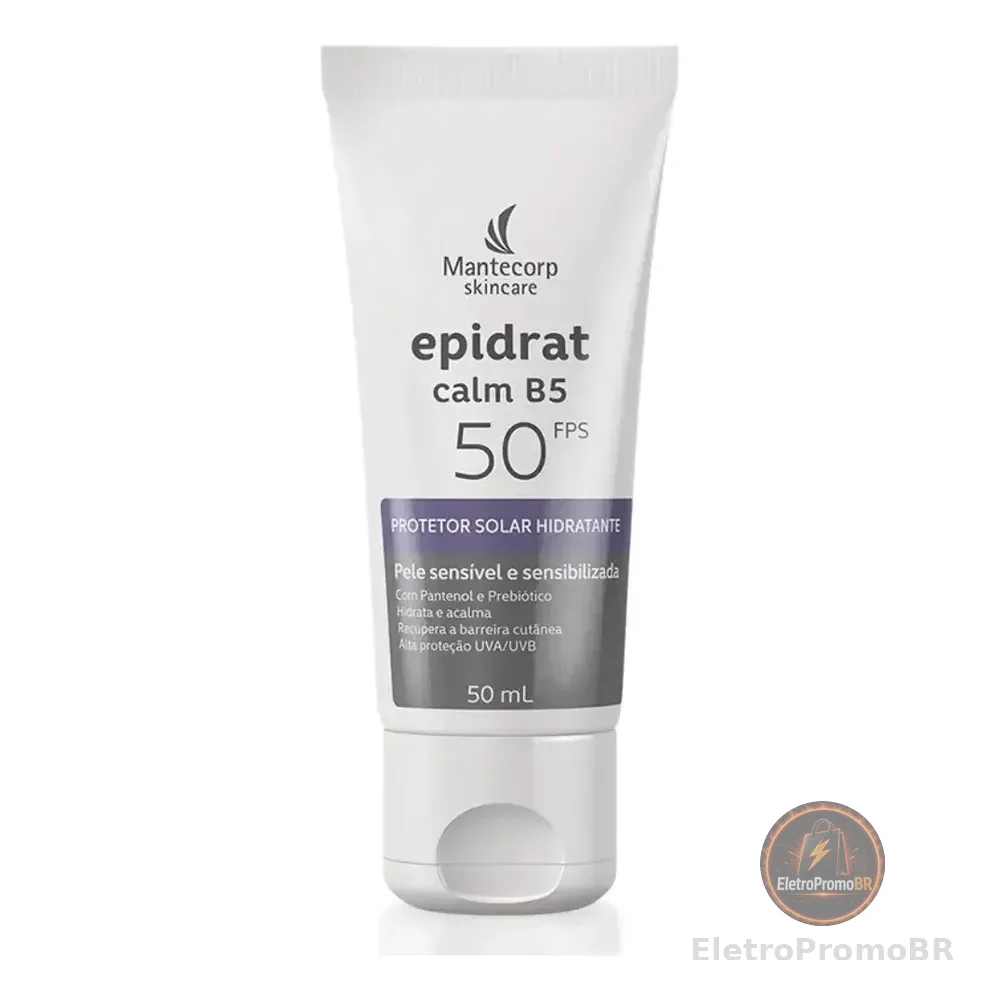 Protetor Solar Hidratante Epidrat Calm B5 Fps50 Bisnaga 50ml