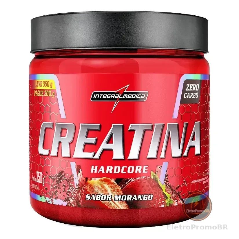 Creatina Sabor Morango 350g Integralmedica