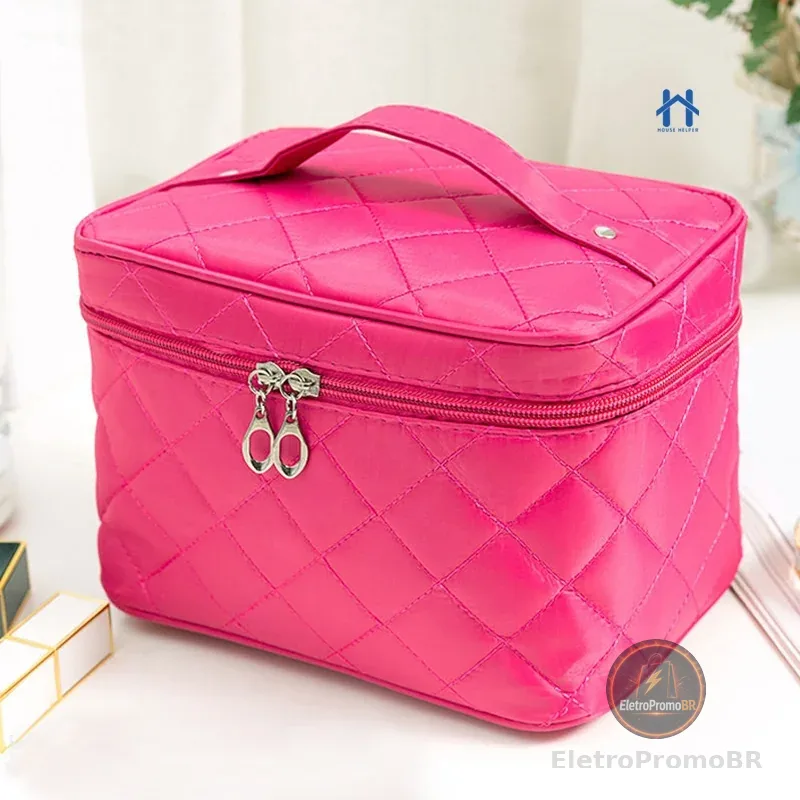 Bolsa de Maquiagem Organizadora de Maquiagem e Cosméticos Estojo Grande