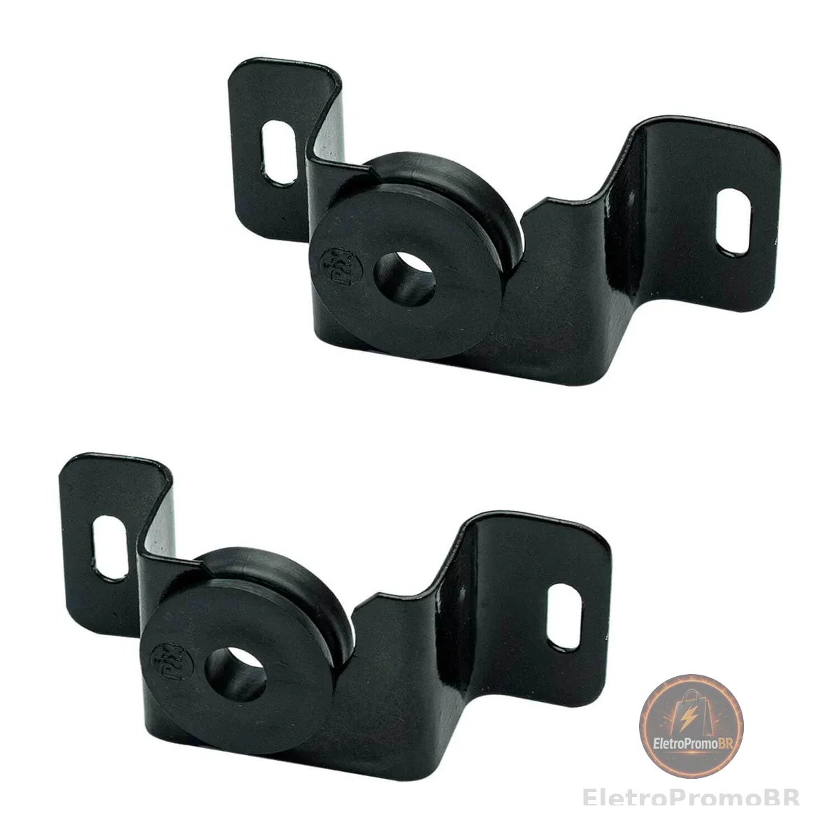 PIX Suporte de TV Fixo Universal 10 a 100 Polegadas Compacto Preto