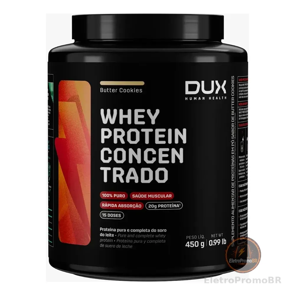 Whey Protein Dux Concentrado 450g Butter Cookies Butter Cookies