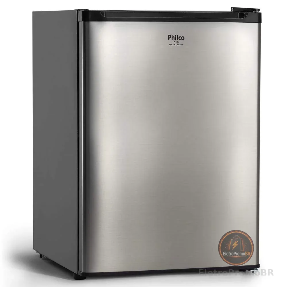 Frigobar, Ph85 Platinum, 68lPrata Escuro 220v, Philco