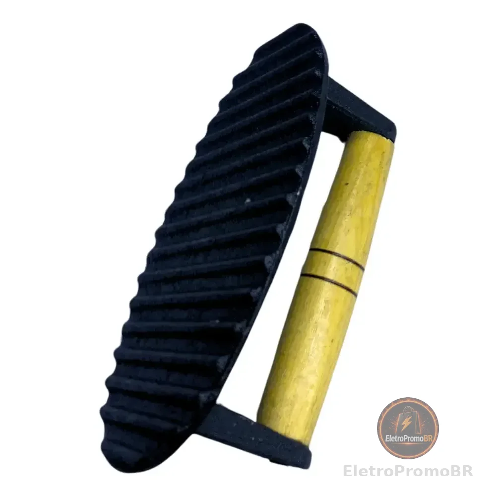 Prensador Amassador De Ferro Fundido P/ Bife Carne Hambúrger