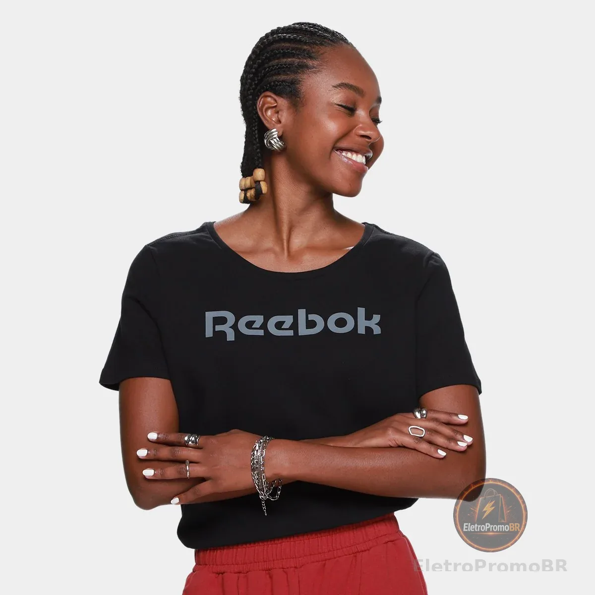 Camiseta Reebok Oportunity Linear Feminina