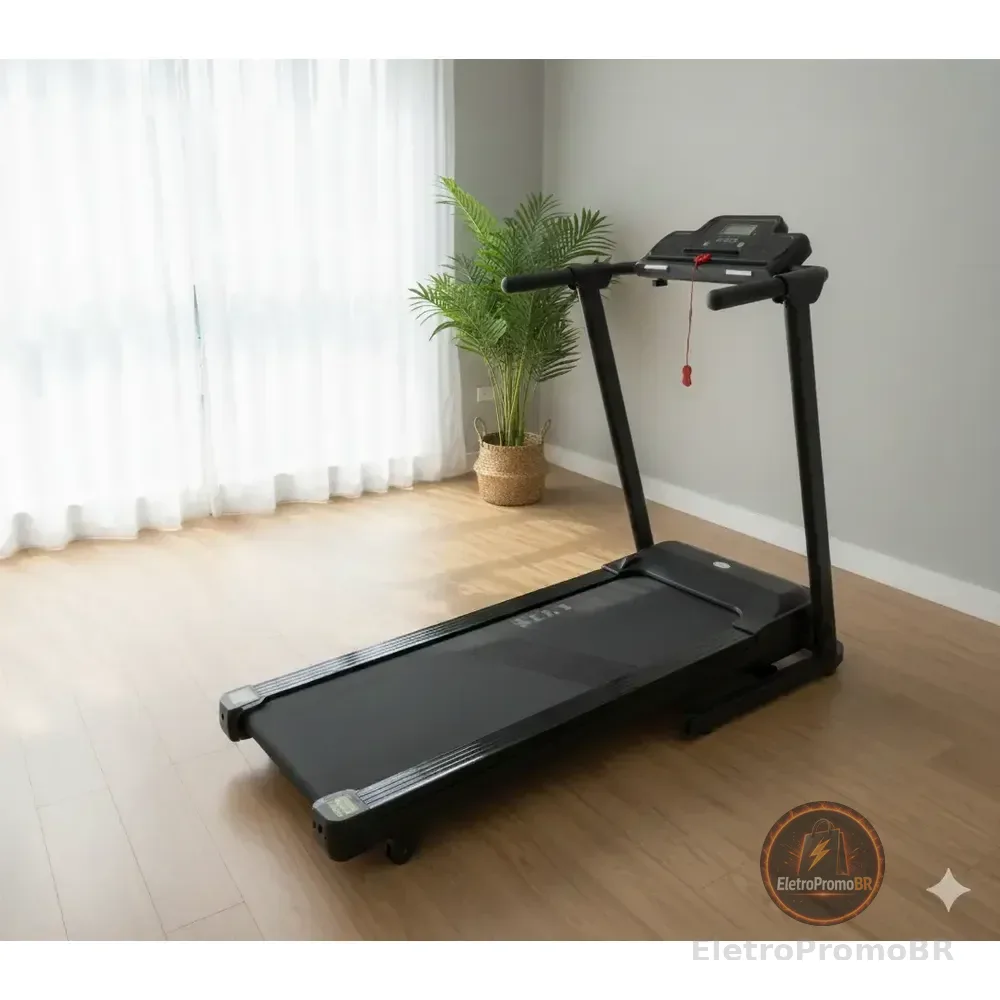 Esteira Elétrica Ergométrica Bivolt Ginastica Wct Fitness Cor Preto