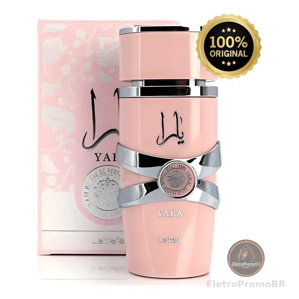 Perfume Árabe Feminino Yara Lattafa Eau De Parfum 100 Ml Original Lacrado