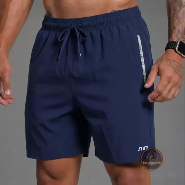Bermuda Tactel Masculina Short Academia Praia Treino P Ao G3