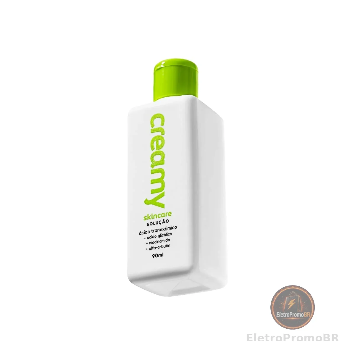 Creamy Skincare Ácido Tranexâmico 90ml | Solução Clareadora, Previne a Hiperpigmentação de Manchas Solares, Trata Acne e Melasma | Todos os Tipos de Pele, Uso Noturno