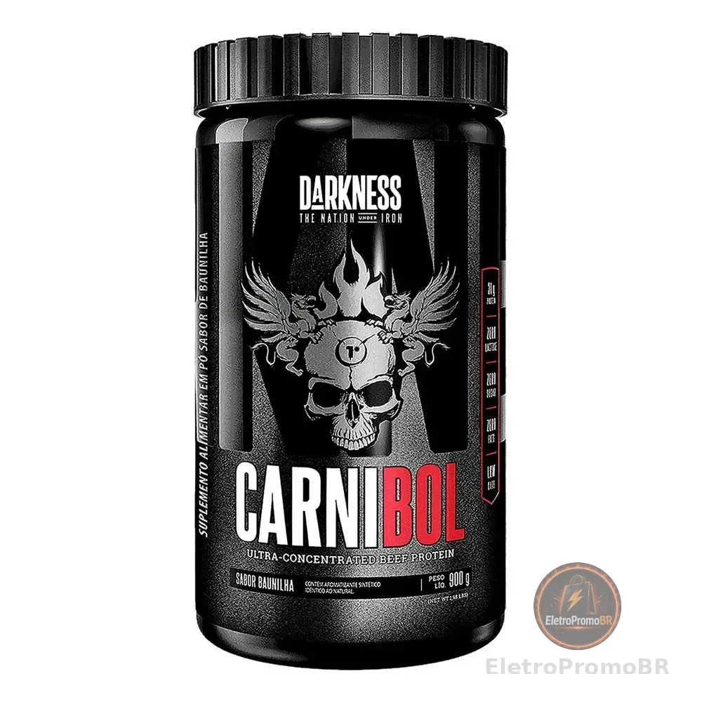Carnibol Darkness Integralmédica Sabor Baunilha 900g
