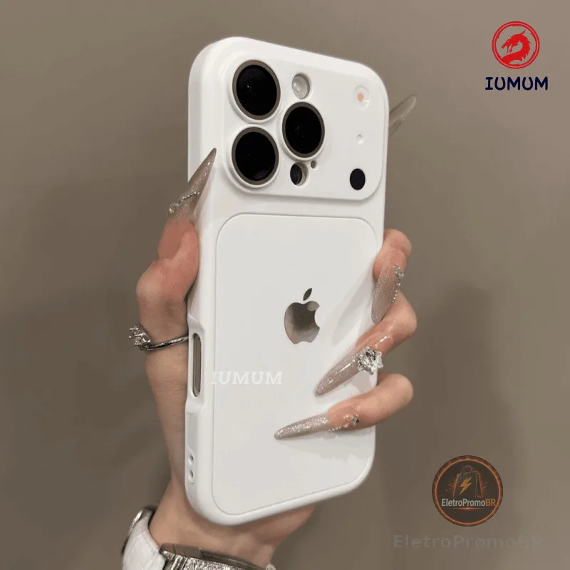 Case dupla para iPhone 17 16 15 14 13 12 11, Base, Pro e Pro Max.