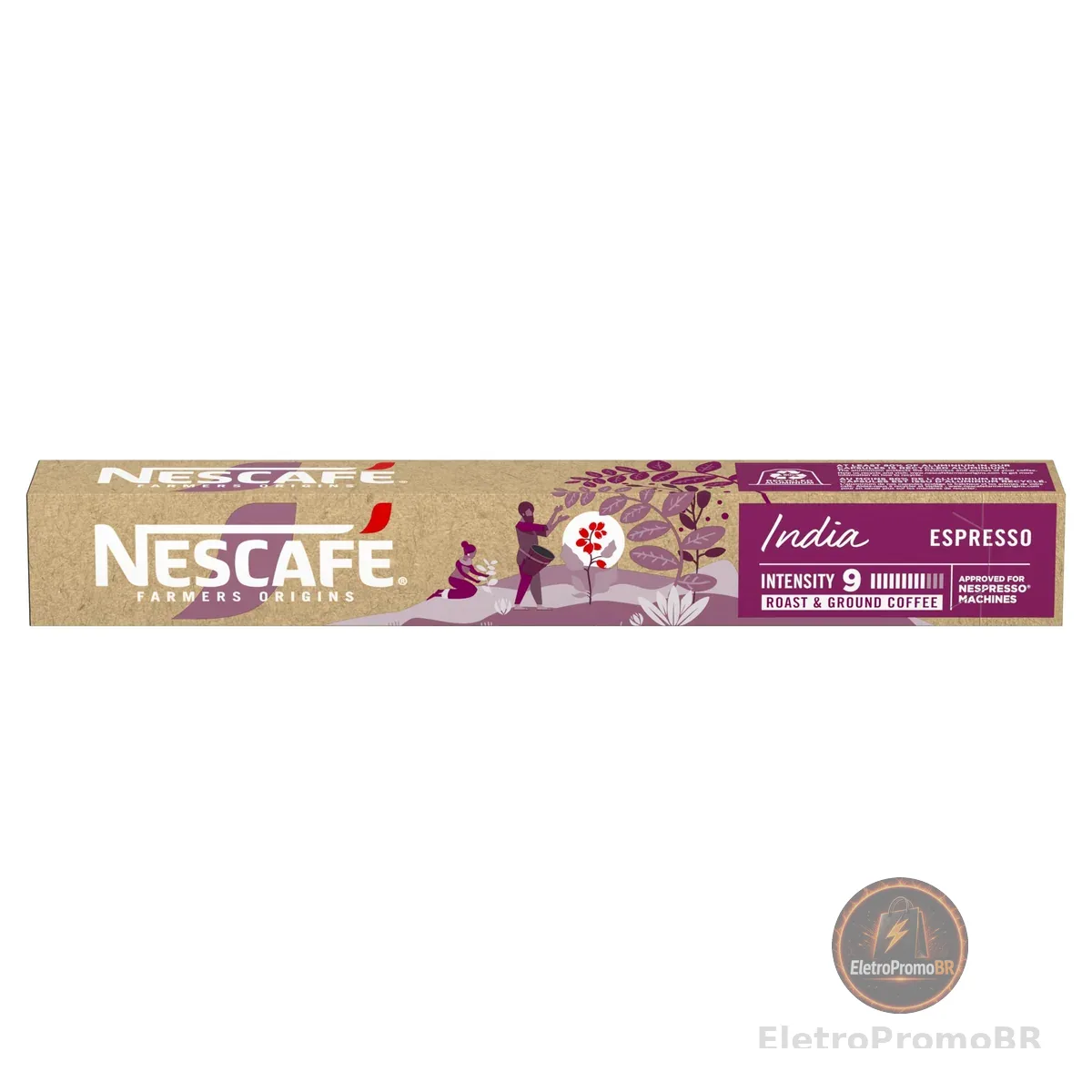 Café em Cápsula Compatível com Nespresso Nescafé Farmers Origins Índia 10 Cápsulas