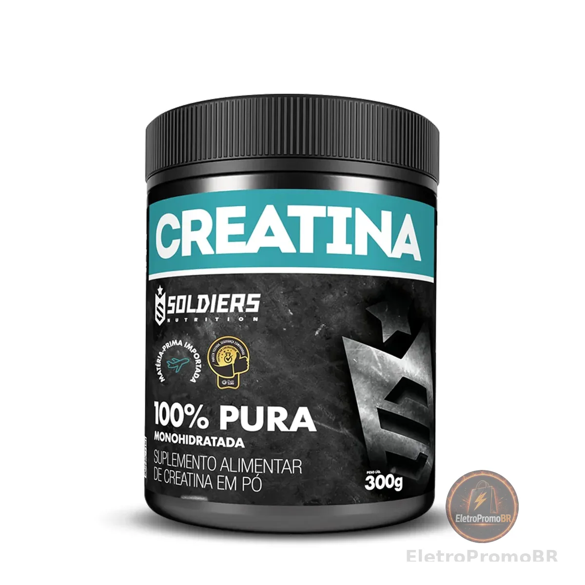 Soldiers Nutrition Creatina Monohidratada Pote 300g