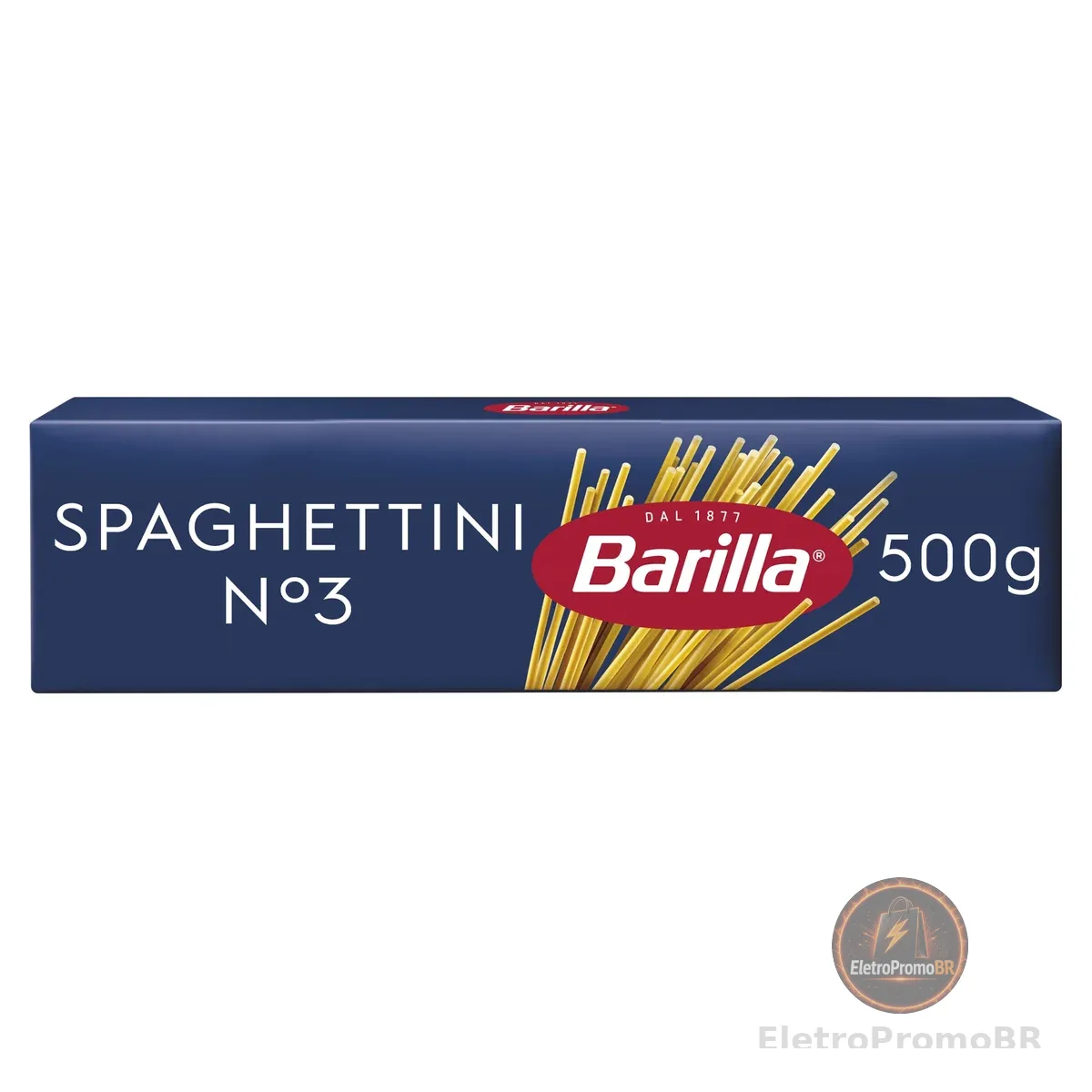 Barilla N.3 - Spaghettini, Macarrão, Grano Duro, 500g