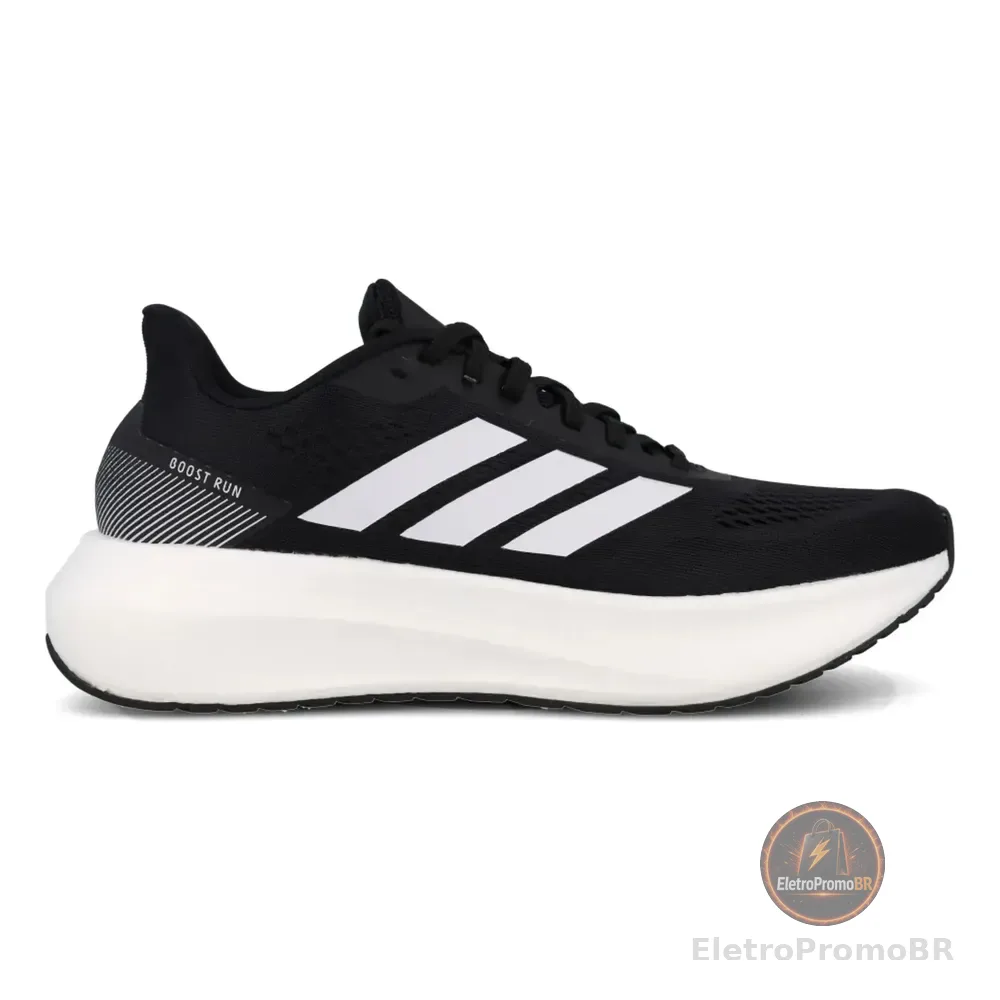 Tênis Masculino Boost Run Cadarço Preto/branco adidas Preto/branco Liso 38, 39 e 40