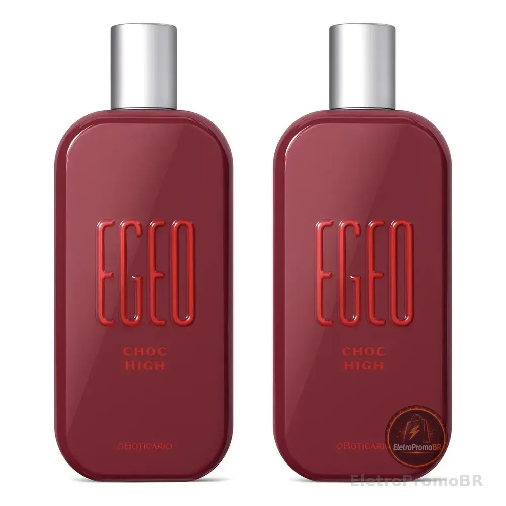 Colônia Boticário Egeo Choc High 90ml Gourmand Vegano Unissex