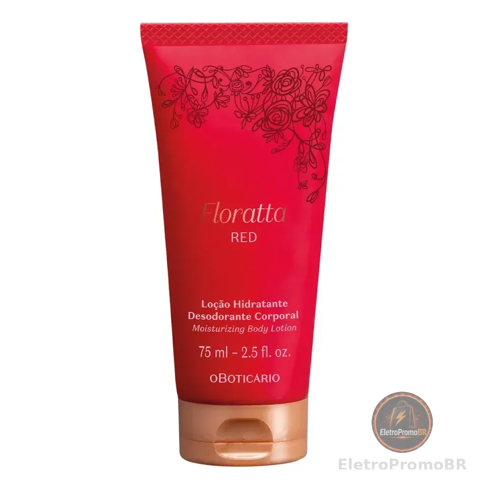 Loção Hidratante Desodorante Corporal Floratta Red 75ml