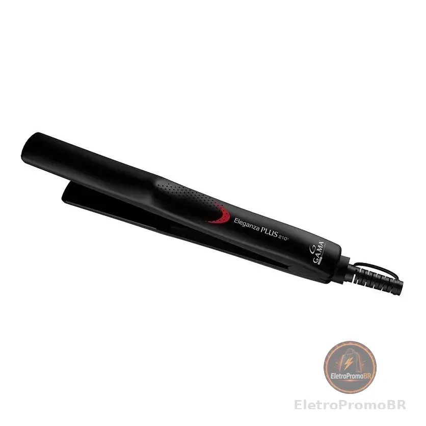 Prancha De Cabelo Gama Italy Eleganza Plus Preto 127/220v