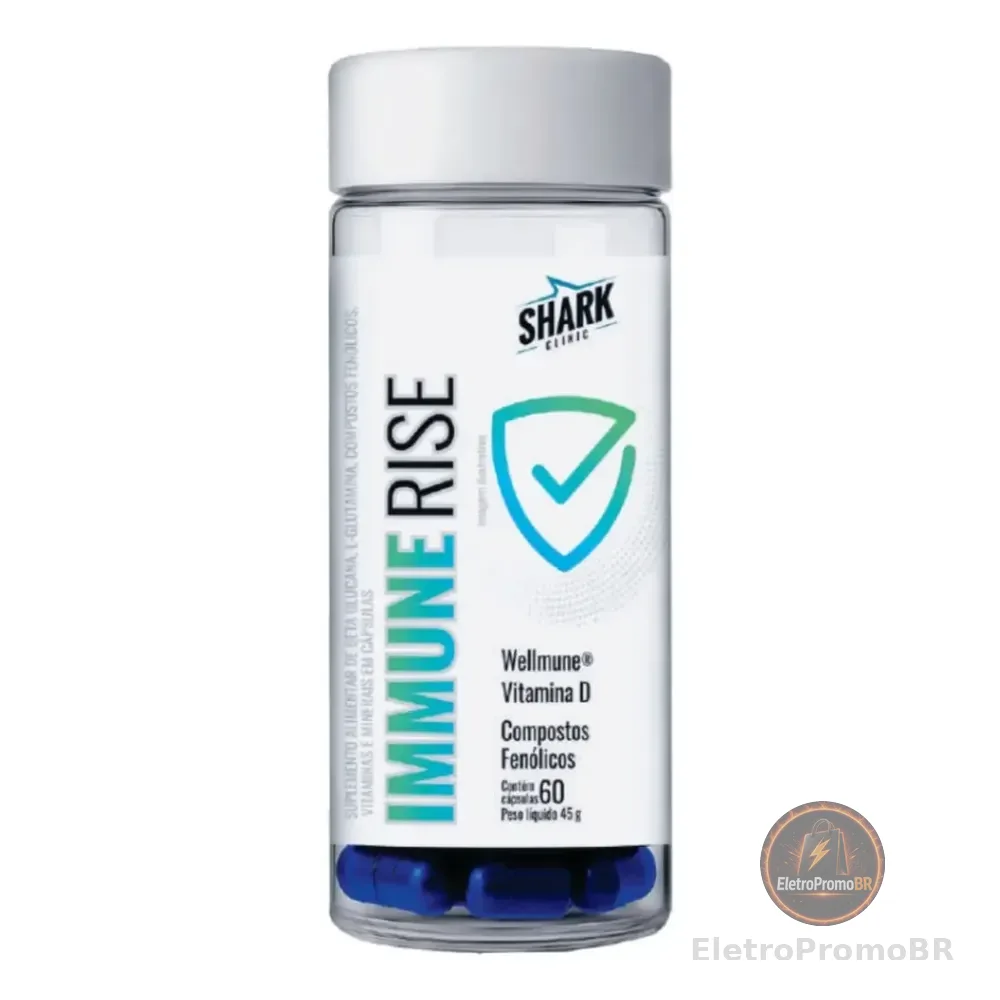 Immune Rise Pote Com 60 Cápsulas Sabor Sem Sabor