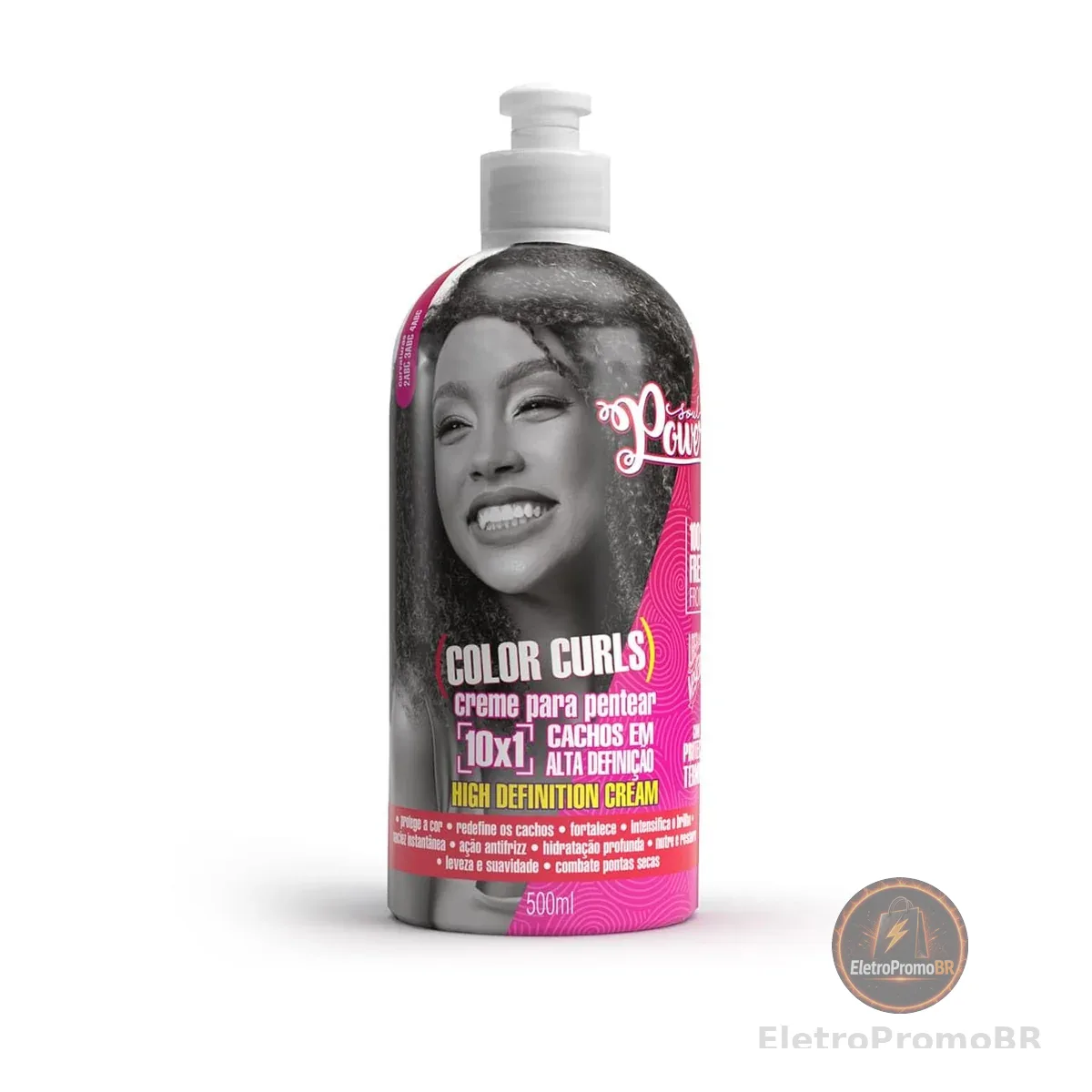 Creme para Pentear Soul Power Color Curls High Definition Cream - 500ml