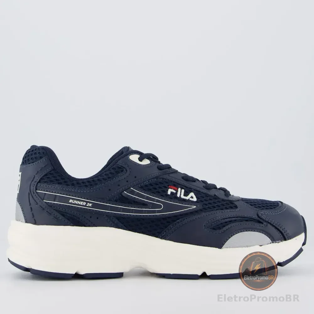 Tênis Fila Runner 2k Marinho Azul-marinho - 42 Br